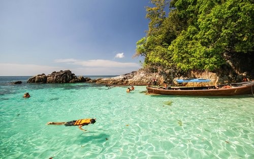 沙敦丽贝岛半日5岛浮潜之旅