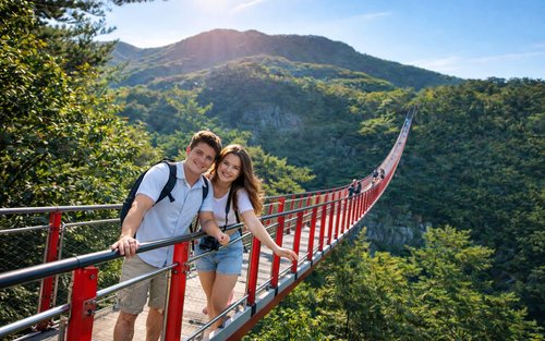 DMZ Insider Tour: 3:e tunneln, möte med nordkoreansk avhoppare och hängbro