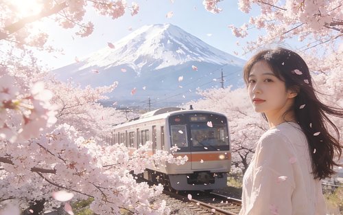 [New way to experience Mount Fuji - Fuji-Q train experience] Fuji-Q train & Lake Yamanaka & Arakurayama Sengen Park & Hikawa Clock Shop & Lake Kawaguchi & Lawson convenience store (Departing from Tokyo)