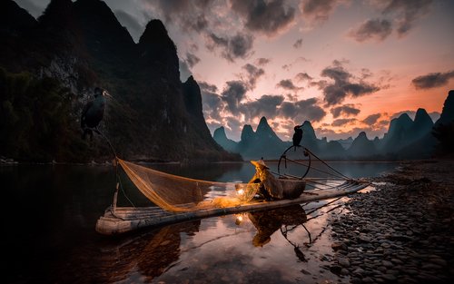 계림+이강+양삭 3일 투어 (3성급 유람선 전경 이강+위룽강 2인용 뗏목+십리 화랑 라이딩)