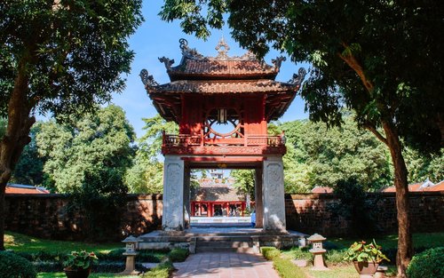 Tiket sa Templo ng Panitikan sa Ha Noi