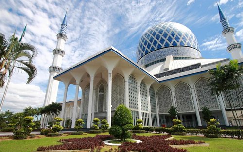 探索布城粉红清真寺和莎阿南蓝色清真寺