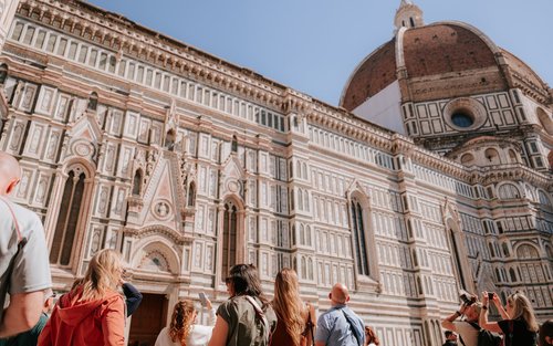 Accademia Galéria és Dóm Mászás Túra Firenzében