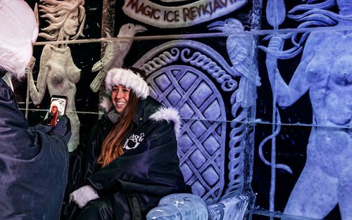 Entrada al Magic Ice Bar en Reikiavik