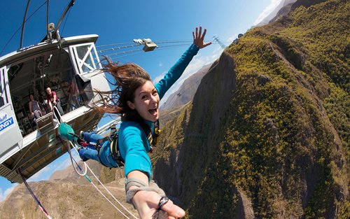 Nevis Bungy, Schaukel oder Katapult von AJ Hackett