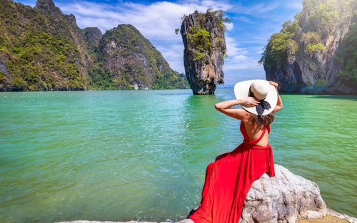 Phuket : Excursion en bateau à longue queue et en canoë de mer sur l'île de James Bond