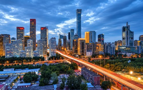 Beijing Jingshan Park & CBD Night Private Tour