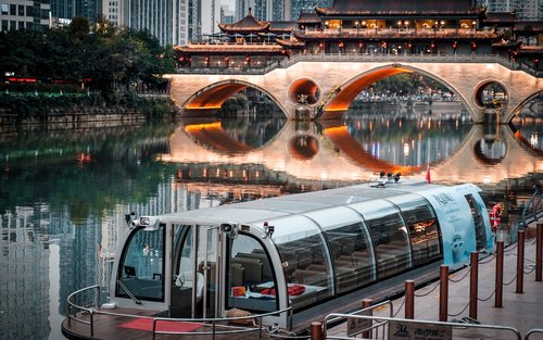 Chengdu Night Cruise on Jinjiang River