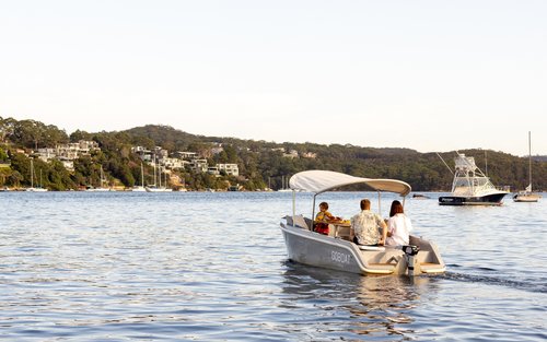 Electric Picnic Boat Hire in Sydney (Mosman)