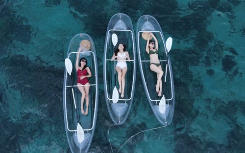 小琉球鯨緯渡海洋俱樂部 - 獨木舟／透明獨木舟體驗（贈浮潛體驗 / 空拍照）