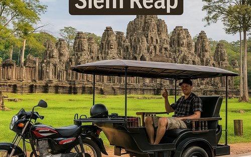Индивидуальный заказ тук-тука в Сиемреапе