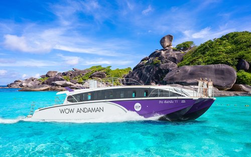 ロイヤルシミラン日帰り旅行（スピードカタマラン、プーケット／カオラック発）