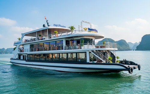Croisière de luxe d'une journée Diamond Era : baie d'Ha Long, Sung Sot, Ti Top