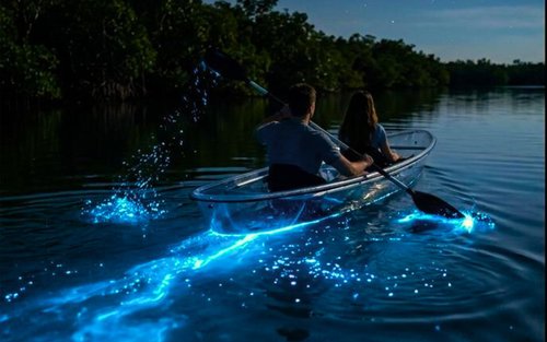Bioluminescence Clear Kayak & Paddle Board Tour in Merritt Island