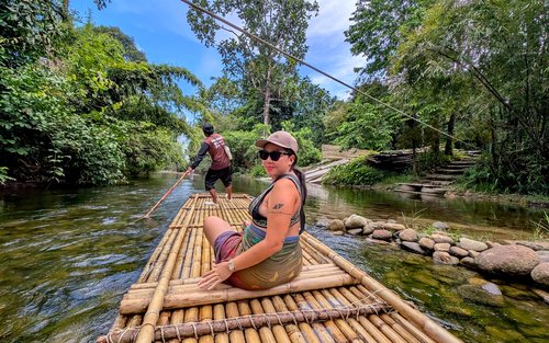 Phuket/Krabi/Khao Lak: Privat dagstur med rafting, ATV og skildpadder