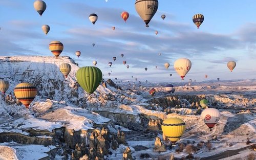 Cappadocia Sunrise Hot Air Balloon Flight with Champagne Toast