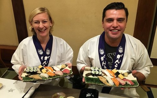 Tokyo Tsukiji Market Interactive Sushi Making Tour