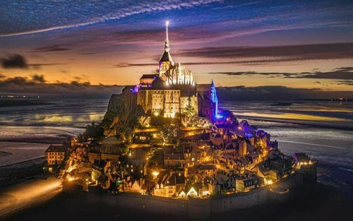 [한국어 가이드] 몽생미셸 투어 에트르타, 옹플뢰르 주/야경(수도원 내부동행) JS 투어 [3코스]