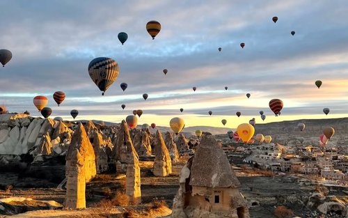 Cappadocia Balloon Chase and Sunrise Views at Love Valley Tour