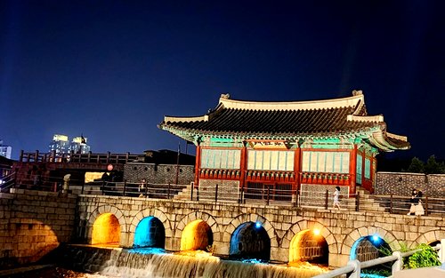 Visite guidée d'une demi-journée de nuit de la forteresse de Suwon Hwaseong