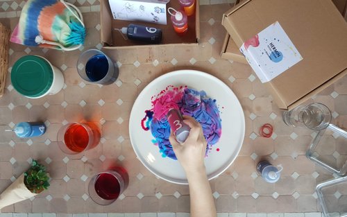 台南｜和明織品文化館｜手染織品DIY體驗