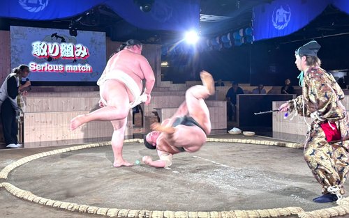 Tokyo: Sumo Entertainment na may Japanese Meal sa Tokyo Tower