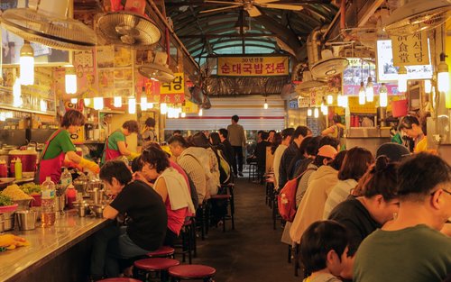 Halbtägige geführte Food-Tour über den Namdaemun-Markt in Seoul