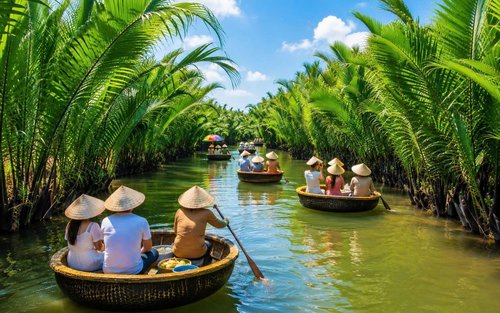 From Da Nang: Coconut Forest &  Hoi An Ancient Town Half-Day Tour