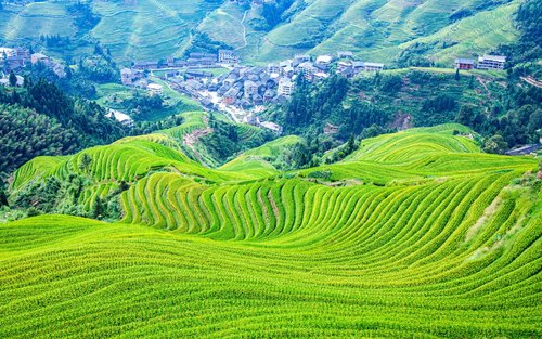 Lawatan Bas Sehari Penuh ke Teres Longji Guilin & Kampung Huangluo