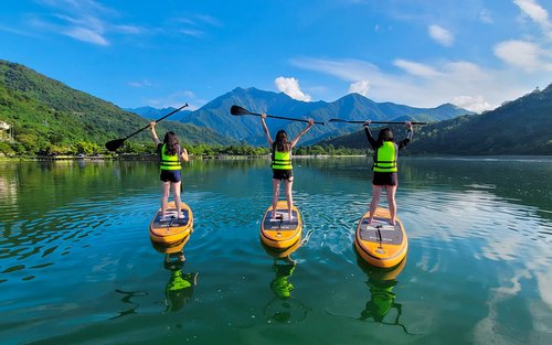 Hualien: Pengalaman SUP & Berkanu di Tasik Liyu