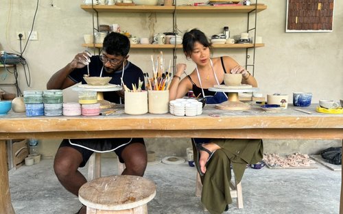 Pottery Workshop Ceramic Class at Tana Ampo Pottery Studio Ubud
