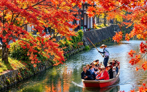 ทัวร์เต็มวันล่องเรือแม่น้ำยานากาวะและชมหินเมโอโตะที่ฟุกุโอกะ