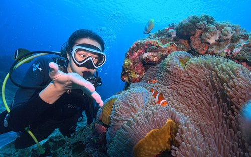 Green Island Aqua Blue Diving | Experience Diving with Underwater Instant Camera | Small Group Snorkeling | Blue Cave Secret Exploration