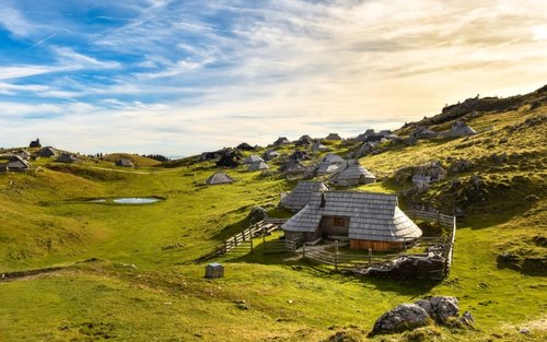 Velika Planina hiking tour from Ljubljana