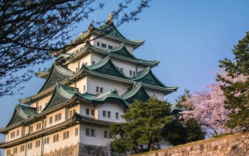 名古屋城堡、花园和历史庄园导览漫步