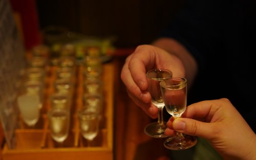 Prohlídka města Fushimi, města s mnoha obchody se saké (Kjóto)