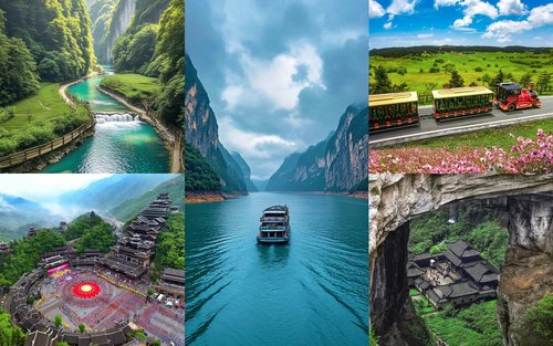 3-daagse reis naar Chongqing Wulong Tianlong Three Bridges en Fairy Mountain