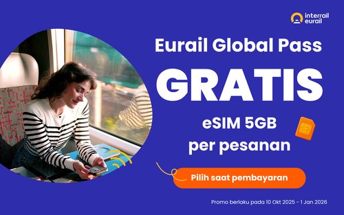 Eurail Global Pass - 33 Negara Eropa