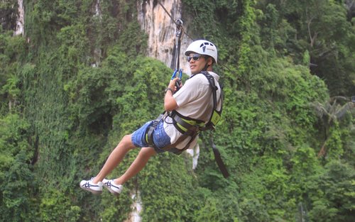 Hill Park Adventure Zipline and Rollers in Krabi
