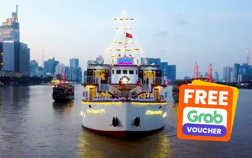 Crucero con cena Indochina Queen en el río Saigón