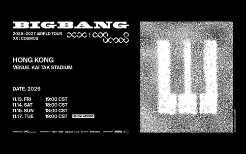 BIGBANG 2026-2027 WORLD TOUR < XX : COSMOS > IN HONG KONG