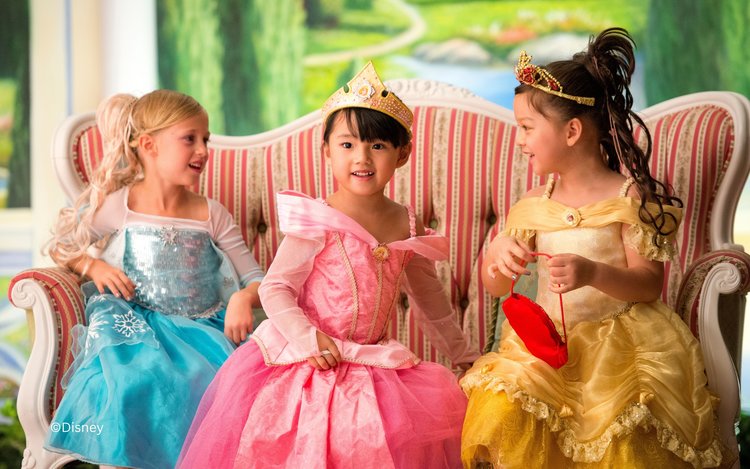 ディズニー　ビビデイ・ビディブティック　プリンセス　ベル 憧れのディズニープリンセスにパークの魔法で大変身！「ビビディ