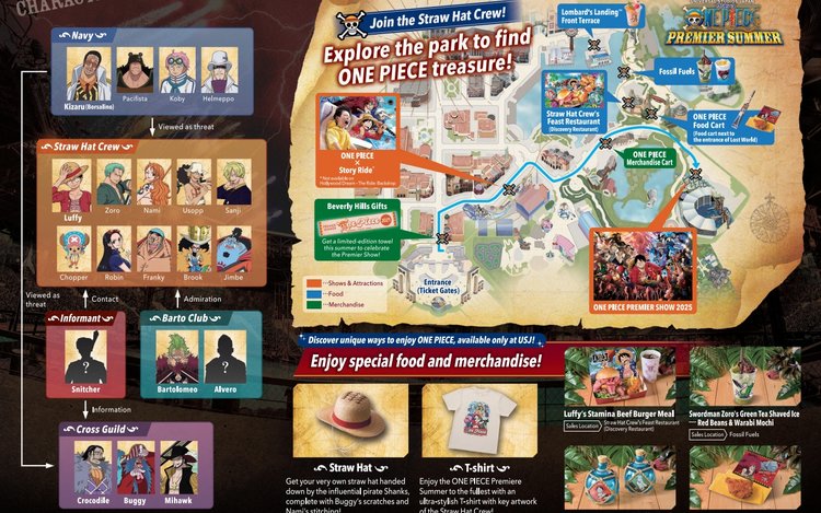 ONE PIECE PREMIER SUMMER 2025 - Universal Studios Japan - Klook