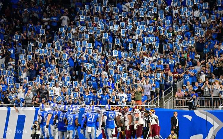 Trận đấu bóng bầu dục Detroit Lions tại Ford Field - Klook Việt Nam