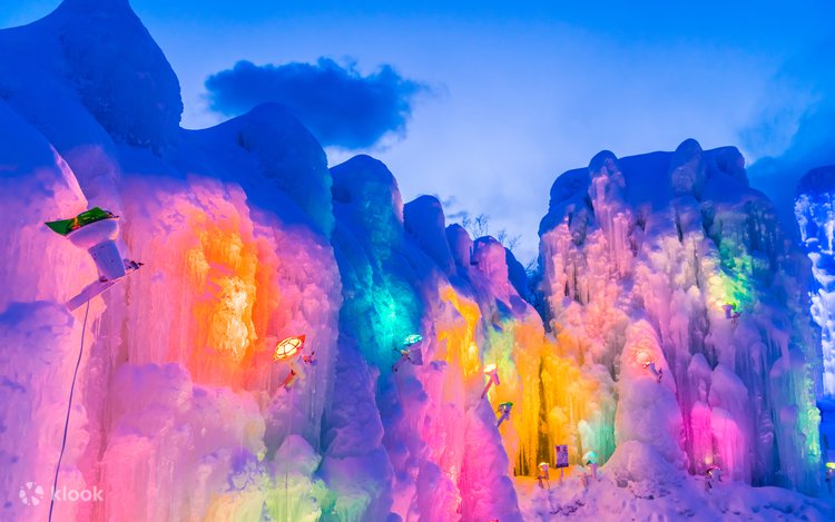 Hokkaido Lake Shikotsu Bus Trip with Ice Festival from Chitose