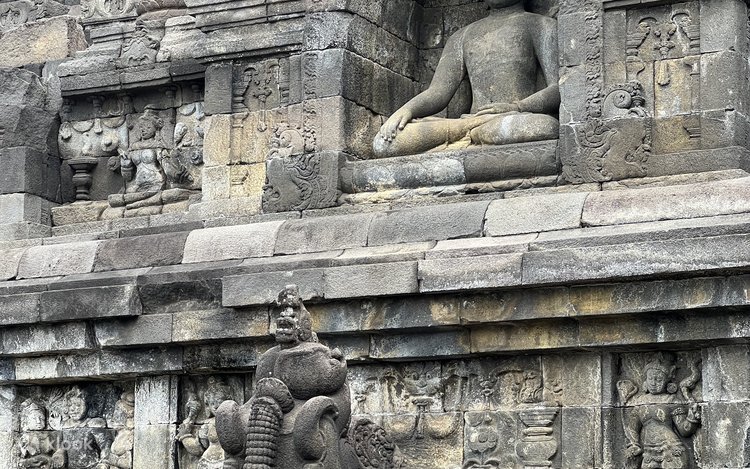 ボロブドゥール寺院、ムラピ・カリadem（ジープコース）、プラン
