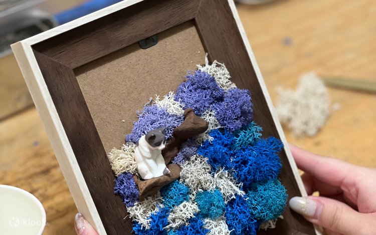 プリザーブドモスフレームワークショップ：自分だけの苔アートを作ろう