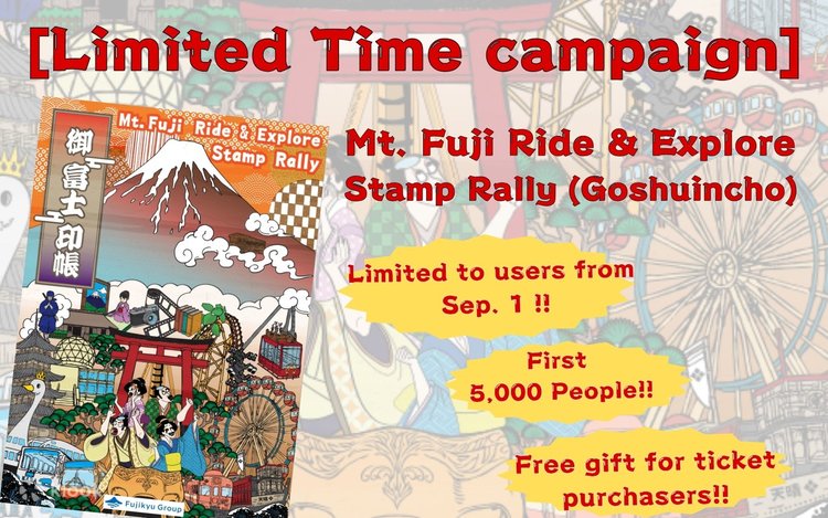 Stamp Rally with Goshuin-style Booklet - Explore Mt. Fuji with Ride ...