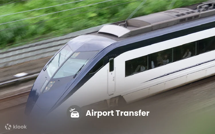A Keisei Skyliner train at speed