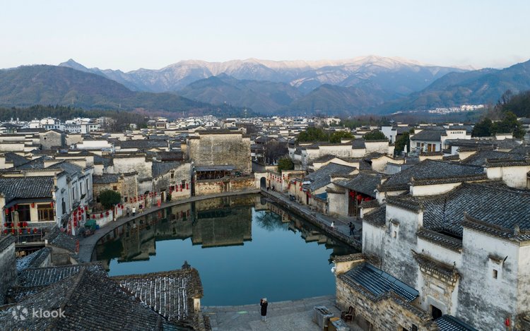金陵 黃山全景圖 安徽黟县：塔川冬景如诗画-新华网
